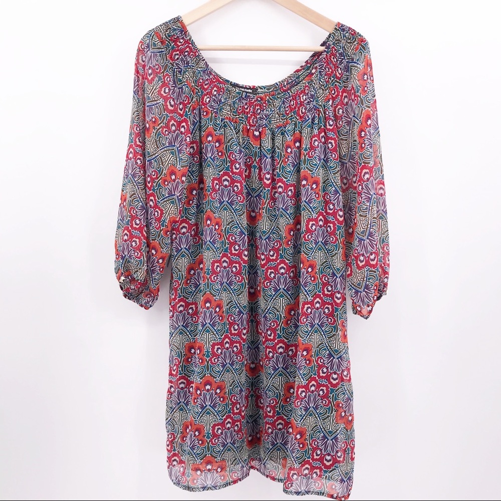My Michelle Dress Floral Print Lined